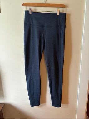 Athleta Women’s Delancey Herringbone Leggings - Dark Navy